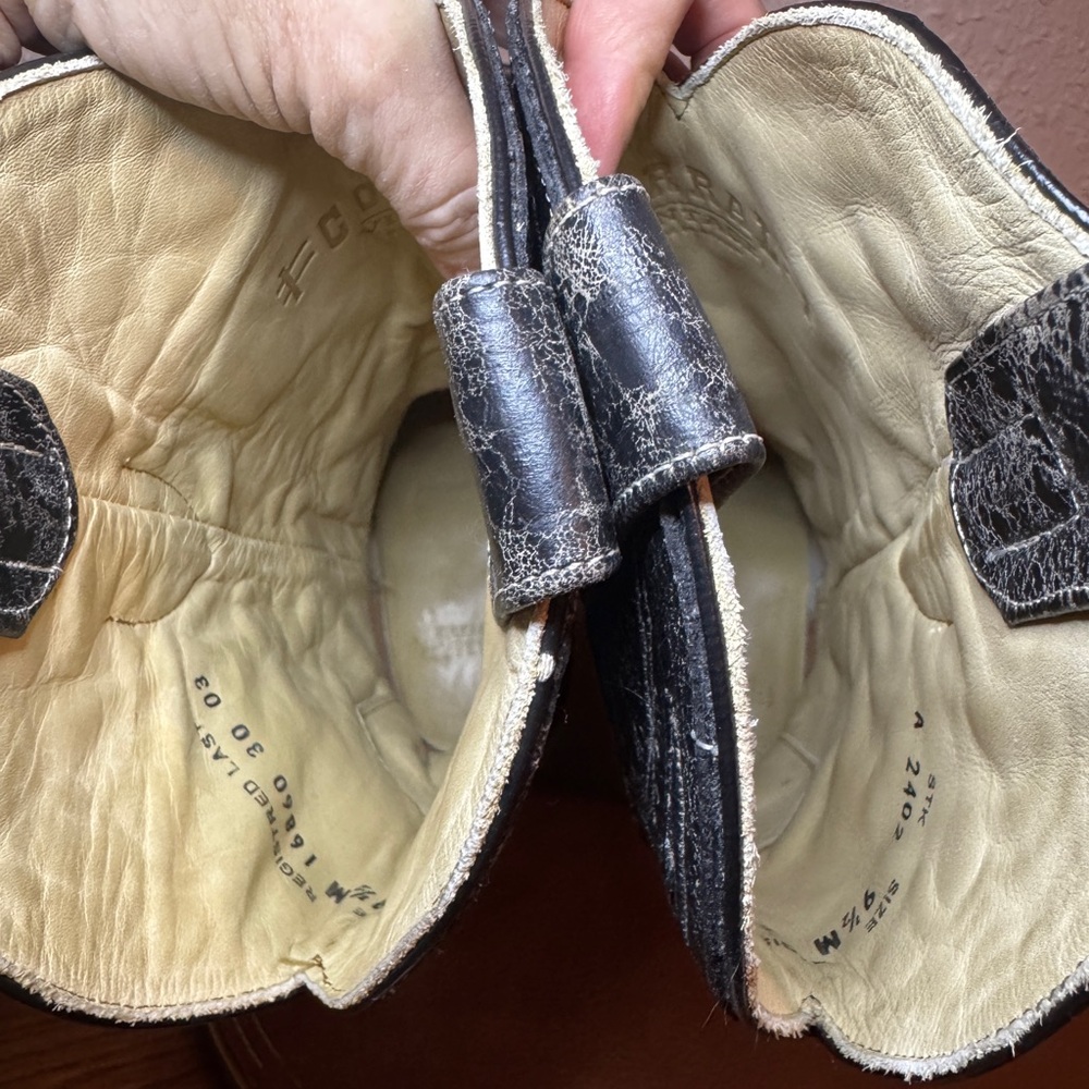 Corral Women’s Inlay Black Python Cowhide Embroid… - image 15